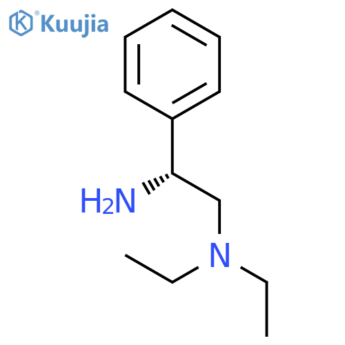 1,2-ETHANEDIAMINE, N2,N2-DIETHYL-1-PHENYL-, (1R)- structure