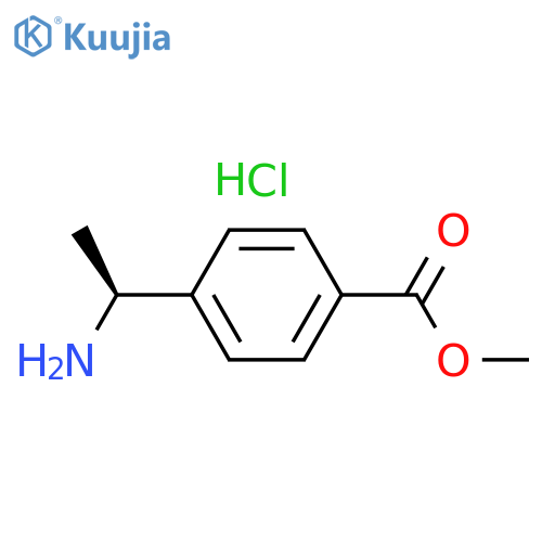 methyl 4-[(1S)-1-aminoethyl]benzoate hydrochloride structure