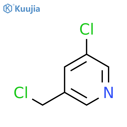 3-chloro-5-(chloromethyl)pyridine structure