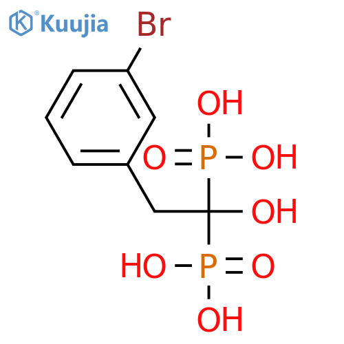 PHOSPHONIC ACID, [2-(3-BROMOPHENYL)-1-HYDROXYETHYLIDENE]BIS- structure