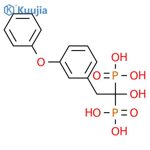 Phosphonic acid, [1-hydroxy-2-(3-phenoxyphenyl)ethylidene]bis- structure