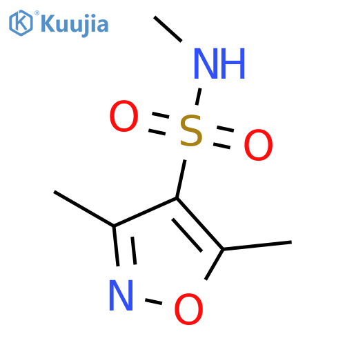 N,3,5-trimethyl-1,2-oxazole-4-sulfonamide structure