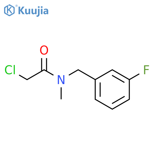 2-chloro-N-(3-fluorophenyl)methyl-N-methylacetamide structure