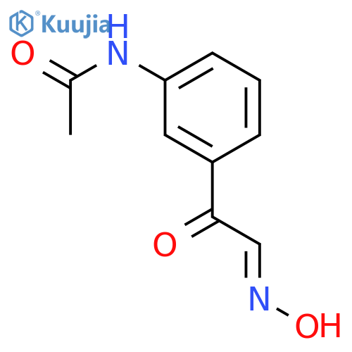 Acetamide, N-[3-[(hydroxyimino)acetyl]phenyl]- structure