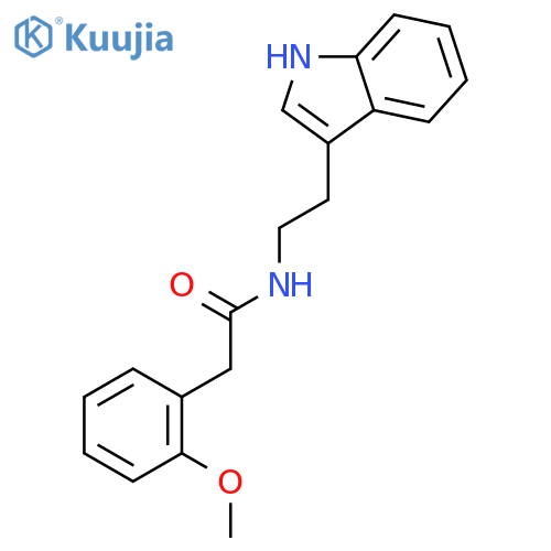 Benzeneacetamide, N-[2-(1H-indol-3-yl)ethyl]-2-methoxy- structure