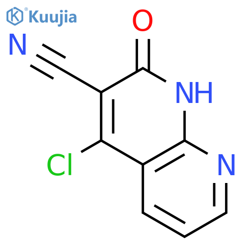 1,8-Naphthyridine-3-carbonitrile, 4-chloro-1,2-dihydro-2-oxo- structure