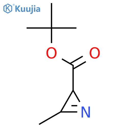 2H-Azirine-2-carboxylic acid, 3-methyl-, 1,1-dimethylethyl ester structure