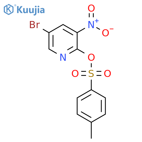 2-Pyridinol, 5-bromo-3-nitro-, 2-(4-methylbenzenesulfonate) structure