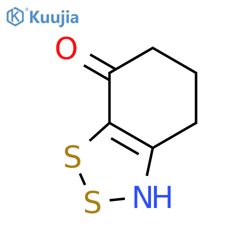 1,2,3-Benzodithiazolyl, 4,5,6,7-tetrahydro-7-oxo- structure