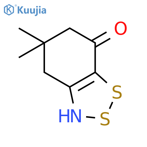 1,2,3-Benzodithiazolyl, 4,5,6,7-tetrahydro-5,5-dimethyl-7-oxo- structure