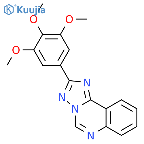 [1,2,4]Triazolo[1,5-c]quinazoline, 2-(3,4,5-trimethoxyphenyl)- structure