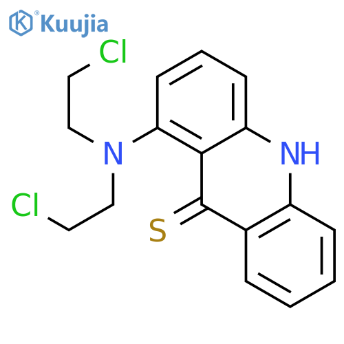 9(10H)-ACRIDINETHIONE, 1-[BIS(2-CHLOROETHYL)AMINO]- structure