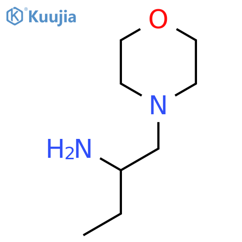 1-(morpholin-4-yl)butan-2-amine structure