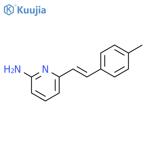 2-Pyridinamine, 6-[(1E)-2-(4-methylphenyl)ethenyl]- structure