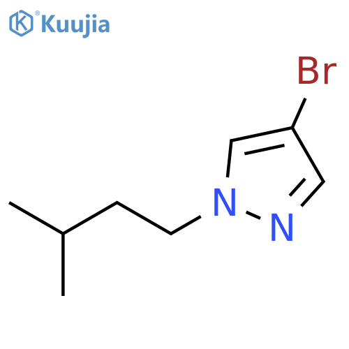 4-bromo-1-(3-methylbutyl)-1H-pyrazole structure