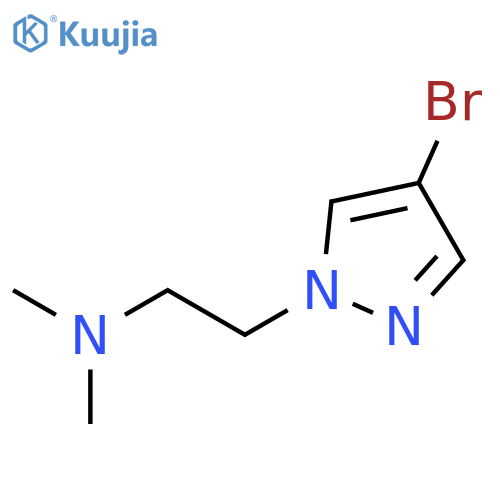 [2-(4-bromo-1H-pyrazol-1-yl)ethyl]dimethylamine structure