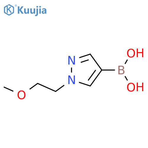 1-(2-methoxyethyl)-1H-pyrazol-4-ylboronic acid structure