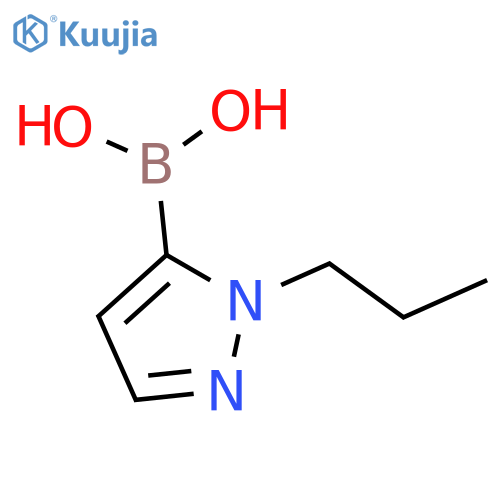 (1-propyl-1H-pyrazol-5-yl)boronic acid structure