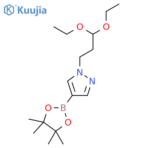1-(3,3-Diethoxypropyl)-4-(4,4,5,5-tetramethyl-1,3,2-dioxaborolan-2-yl)-1H-pyrazole structure