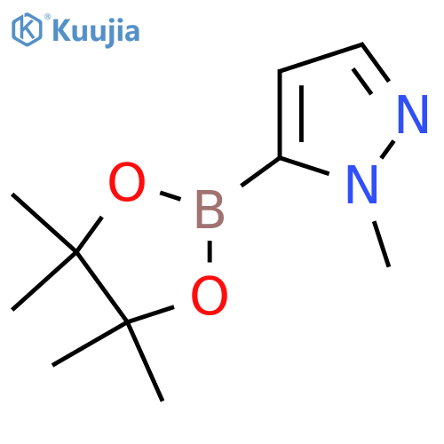 1-methyl-5-(tetramethyl-1,3,2-dioxaborolan-2-yl)-1H-pyrazole structure