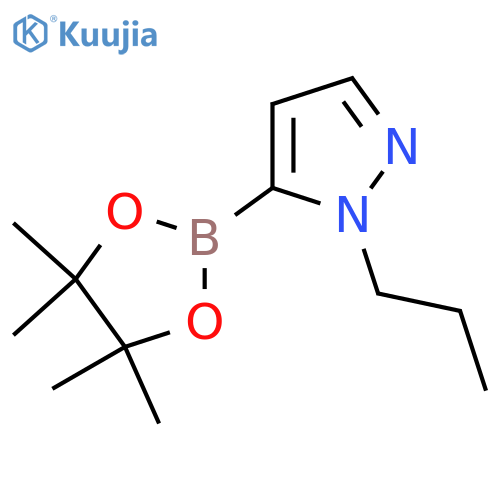 1-Propyl-5-(4,4,5,5-tetramethyl-1,3,2-dioxaborolan-2-YL)-1H-pyrazole structure