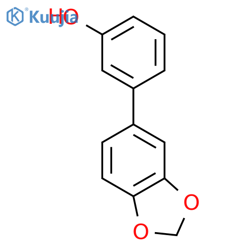 PHENOL, 3-(1,3-BENZODIOXOL-5-YL)- structure