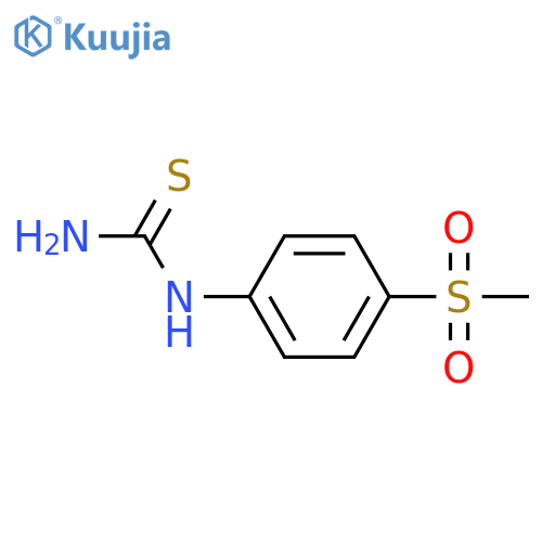 (4-methanesulfonylphenyl)thiourea structure