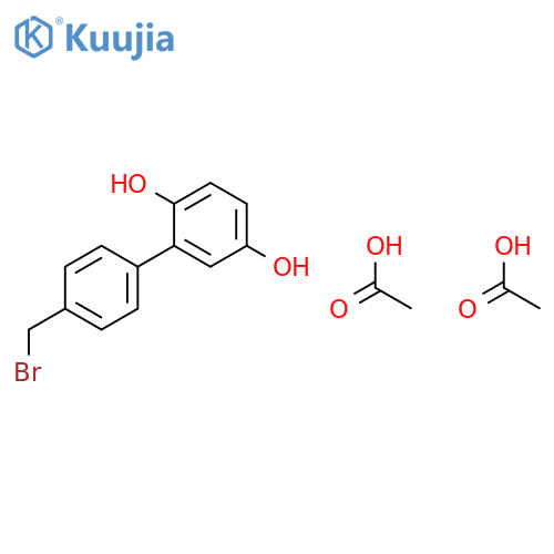 [1,1'-BIPHENYL]-2,5-DIOL, 4'-(BROMOMETHYL)-, DIACETATE structure