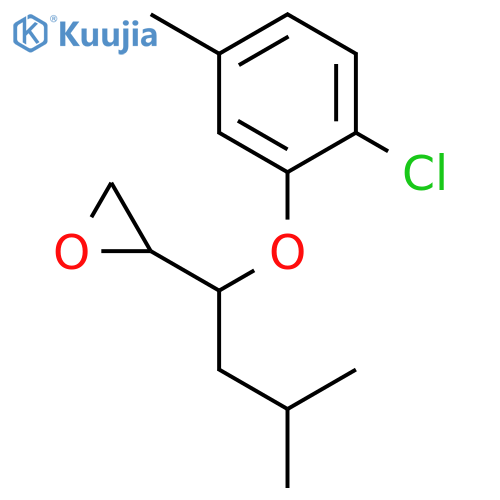 Oxirane, [1-(2-chloro-5-methylphenoxy)-3-methylbutyl]- structure