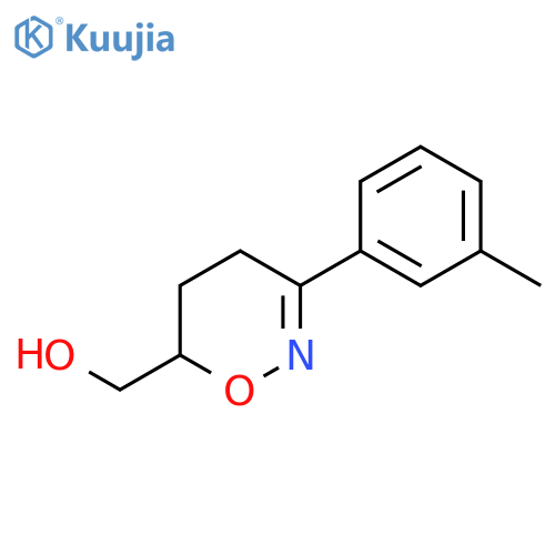 4H-1,2-Oxazine-6-methanol, 5,6-dihydro-3-(3-methylphenyl)- structure