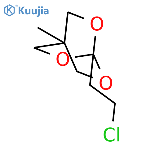 1-(2-chloroethyl)-4-methyl-2,6,7-trioxabicyclo2.2.2octane structure