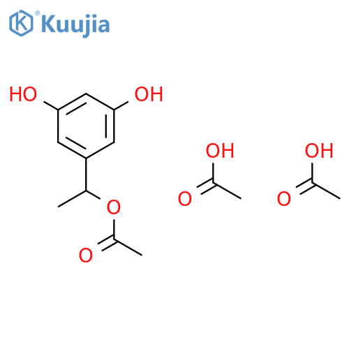 1,3-BENZENEDIOL, 5-[1-(ACETYLOXY)ETHYL]-, DIACETATE structure