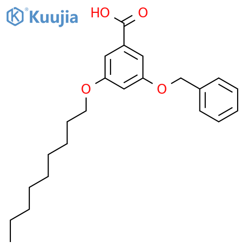 BENZOIC ACID, 3-(NONYLOXY)-5-(PHENYLMETHOXY)- structure