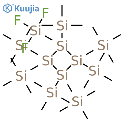 Cyclotetrasilane, (trifluorosilyl)heptakis(trimethylsilyl)- structure