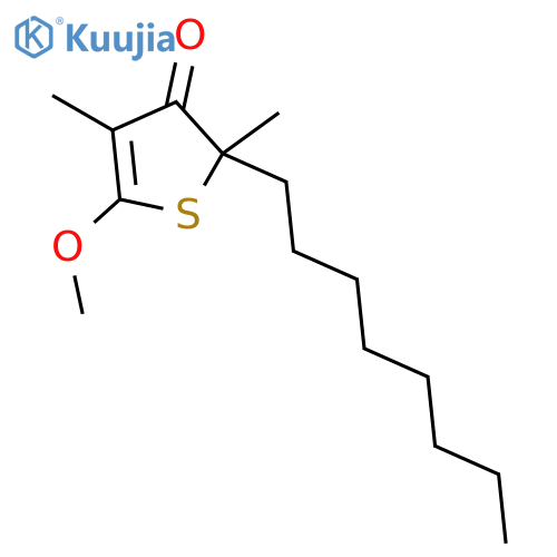 3(2H)-Thiophenone, 5-methoxy-2,4-dimethyl-2-octyl- structure