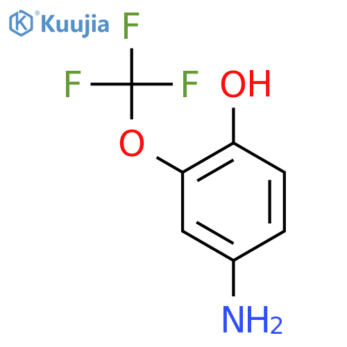 Phenol, 4-amino-2-(trifluoromethoxy)- structure