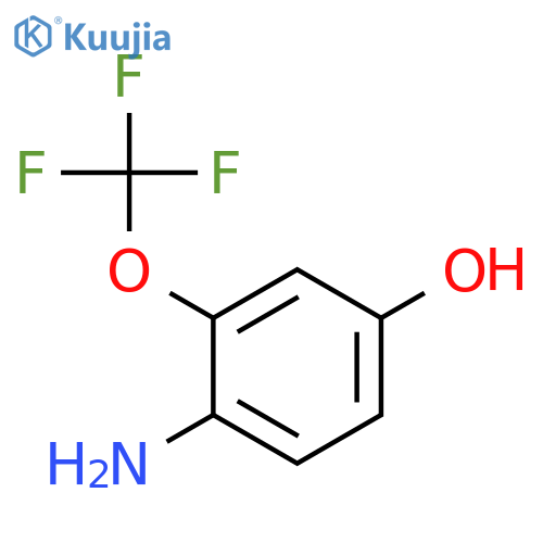 4-amino-3-(trifluoromethoxy)phenol structure