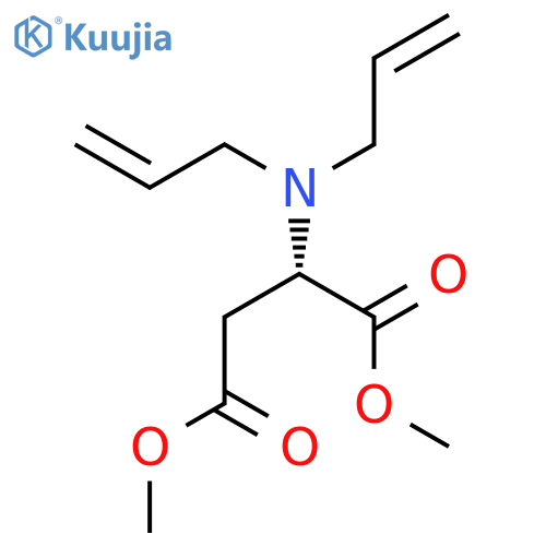 L-ASPARTIC ACID, N,N-DI-2-PROPENYL-, DIMETHYL ESTER structure