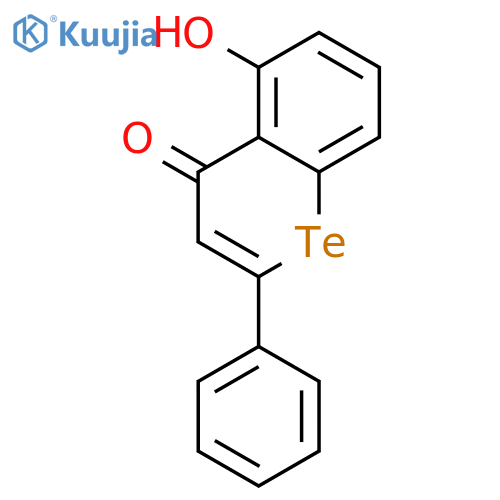 4H-1-BENZOTELLURIN-4-ONE, 5-HYDROXY-2-PHENYL- structure