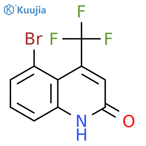 2(1H)-QUINOLINONE, 5-BROMO-4-(TRIFLUOROMETHYL)- structure