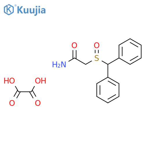 Acetamide, 2-[(diphenylmethyl)sulfinyl]-, ethanedioate structure