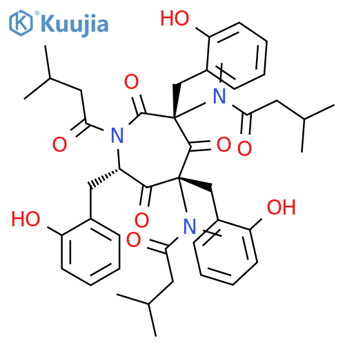 CYCLO(2-HYDROXY-3-METHYLBUTANOYLPHENYLALANYL-2-HYDROXY-3-METHYLBUTANOYL-N-METHYLPHENYLALANYL-2-HYDROXY-3-METHYLBUTANOYL-N-METHYLPHENYLALANYL) structure
