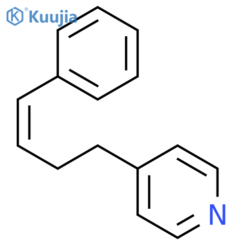 Pyridine, 4-[(3Z)-4-phenyl-3-butenyl]- structure