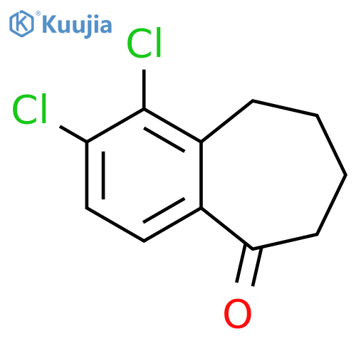 5H-BENZOCYCLOHEPTEN-5-ONE, 1,2-DICHLORO-6,7,8,9-TETRAHYDRO- structure