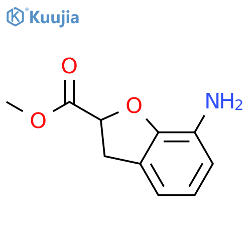 Methyl 7-amino-2,3-dihydrobenzofuran-2-carboxylate structure