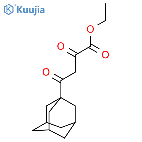ethyl 4-(1-adamantyl)-2,4-dioxo-butanoate structure