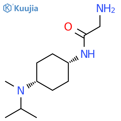 ACETAMIDE, 2-AMINO-N-[CIS-4-[METHYL(1-METHYLETHYL)AMINO]CYCLOHEXYL]- structure