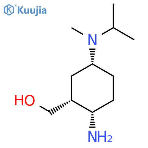 Cyclohexanemethanol,2-amino-5-[methyl(1-methylethyl)amino]-, (1R,2S,5R)- structure