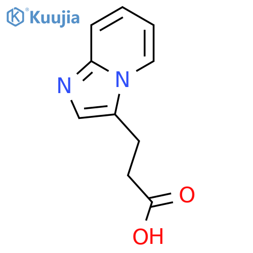 3-{imidazo1,2-apyridin-3-yl}propanoic acid structure