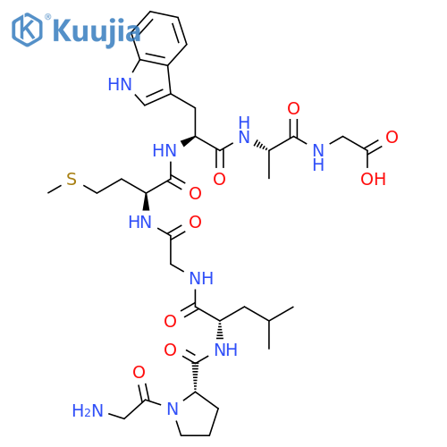 GLYCINE, GLYCYL-L-PROLYL-L-LEUCYLGLYCYL-L-METHIONYL-L-TRYPTOPHYL-L-ALANYL- structure